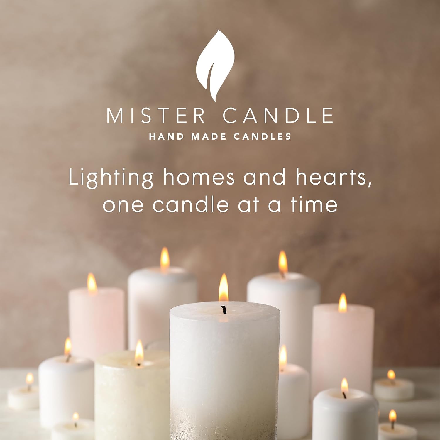 Mister Candle Unscented 4"x6" Ivory Pillar Candle, Solid Color, Cotton Wick, Dripless & Smokeless, Premium Wax Candle for Home Decor, Handmade, 120 Hour Burn Time - Image 7